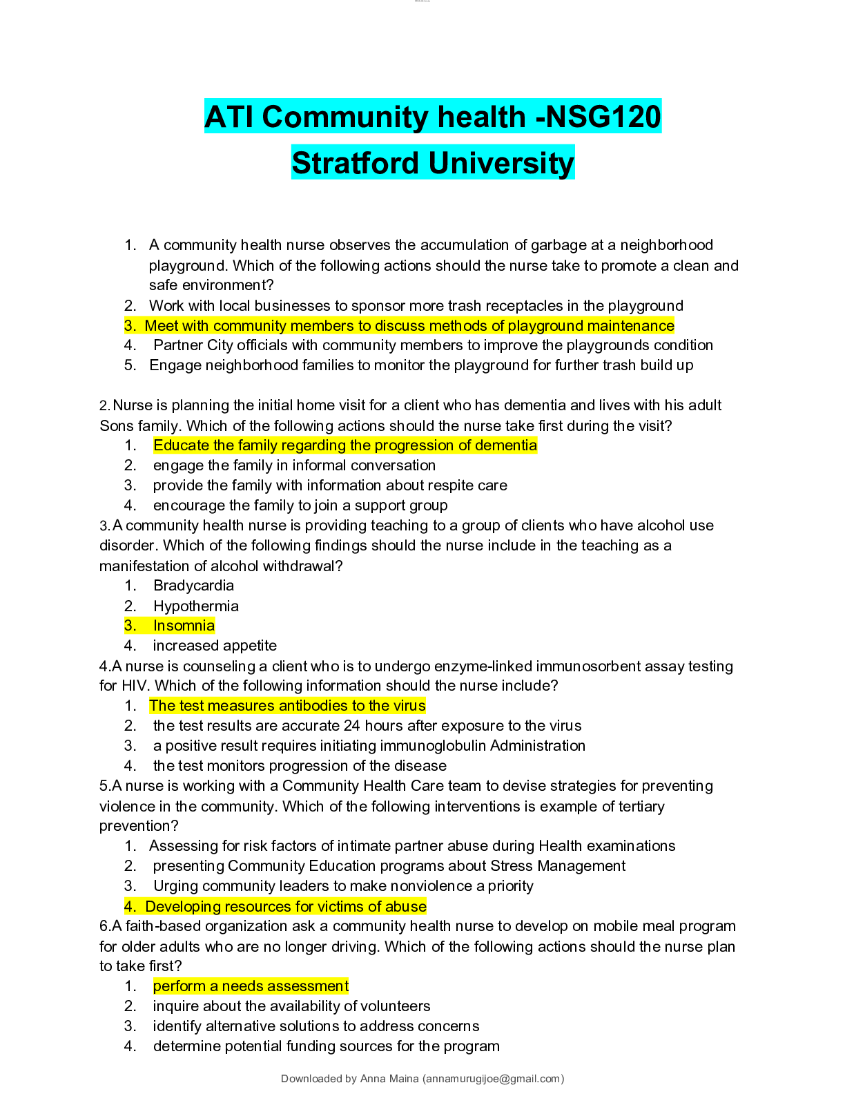 Preview of ATI Community health -NSG120.pdf